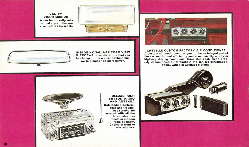 1964 Chev Chevelle Accessories Brochure Page 5